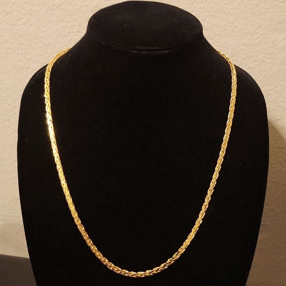 Nolan Miller gold toned 24" chain